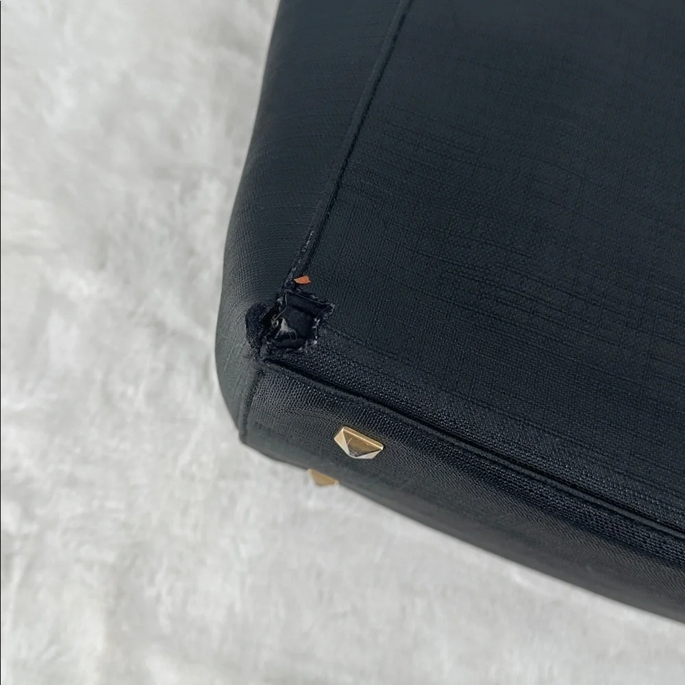Dagne Dover Elegant Black Legend Signature Tote Bag